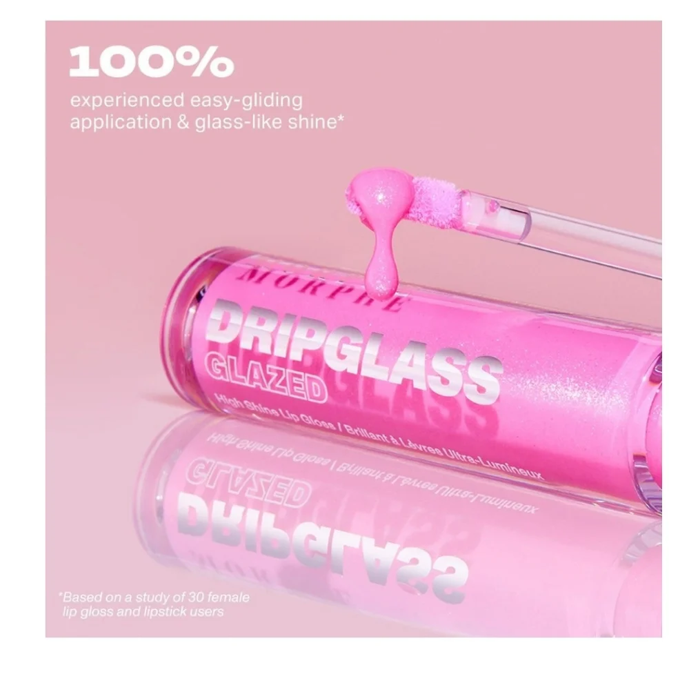 Morphe Drip Glass Lip Gloss - Pink Mirror